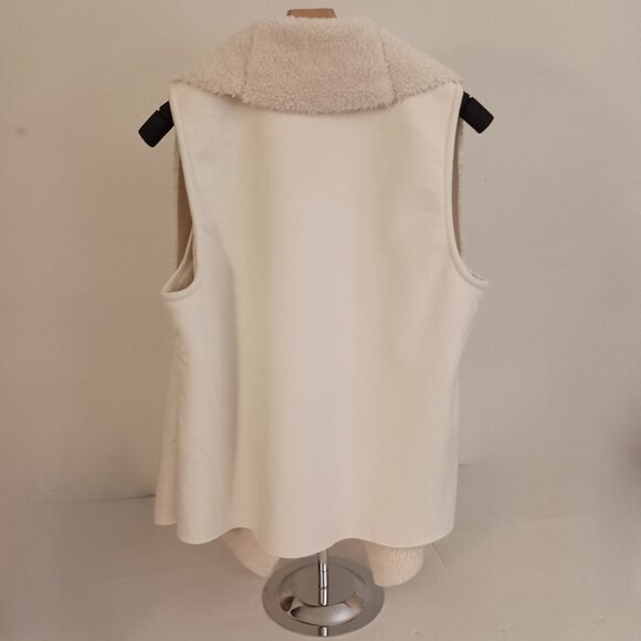 Lauren Ralph Lauren Faux Suede Sherpa Vest Women’s L - Large - Picture 13 of 14